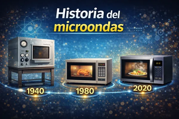 Historia del microondas: el invento que nació de una chocolatina