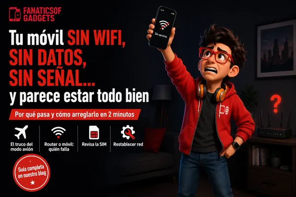 Por qué tu móvil no tiene wifi, datos ni señal (aunque parezca estar todo bien)