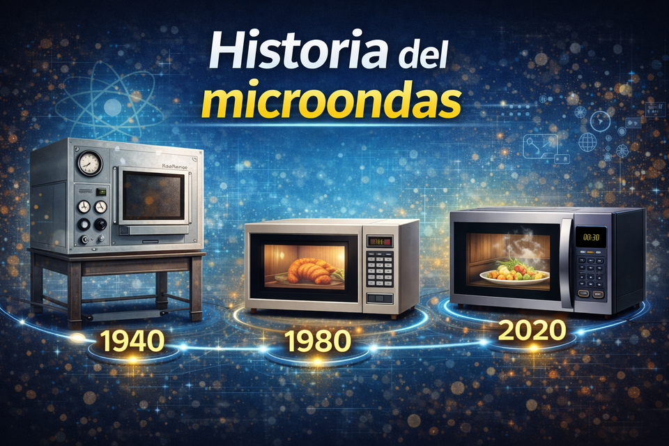 Historia del microondas: el invento que nació de una chocolatina