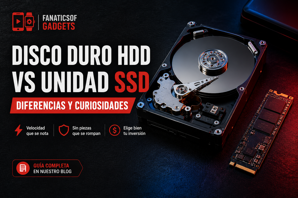 Disco duro HDD y unidad SSD: diferencias y curiosidades