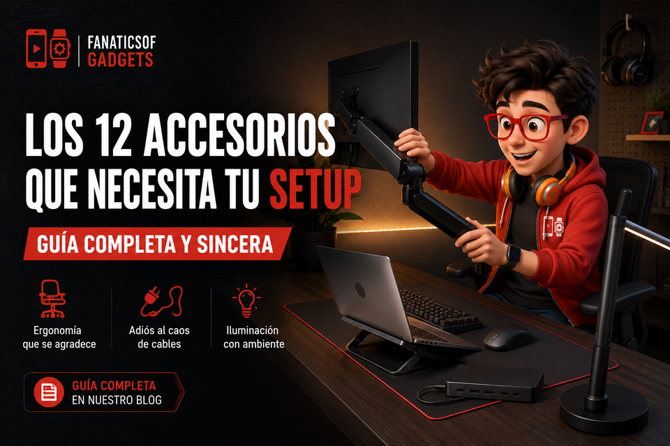 Los 12 accesorios que necesita tu set up informático