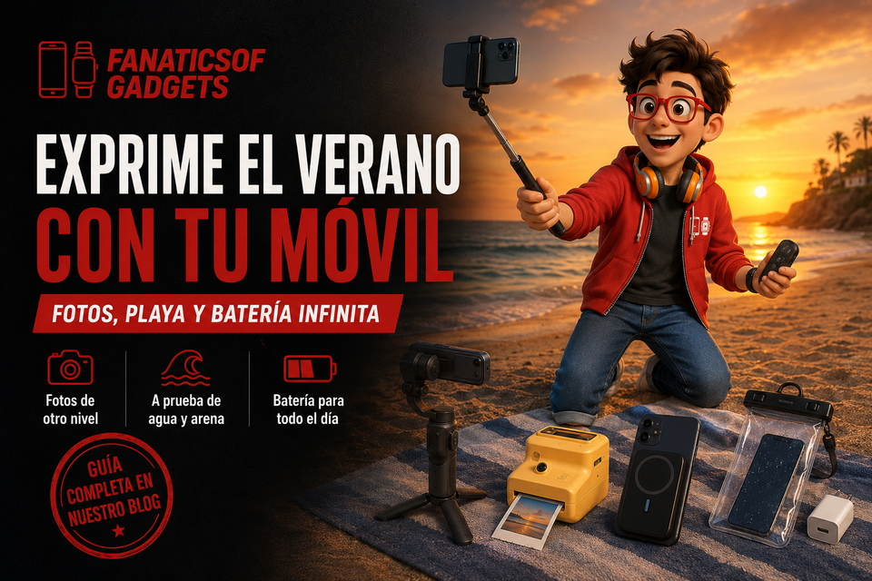 Accesorios de móvil para exprimir el verano: fotos, playa y batería infinita