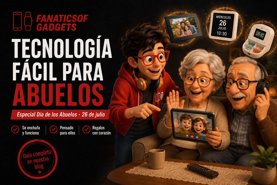 Tecnología fácil para abuelos: 6 regalos que van a usar de verdad