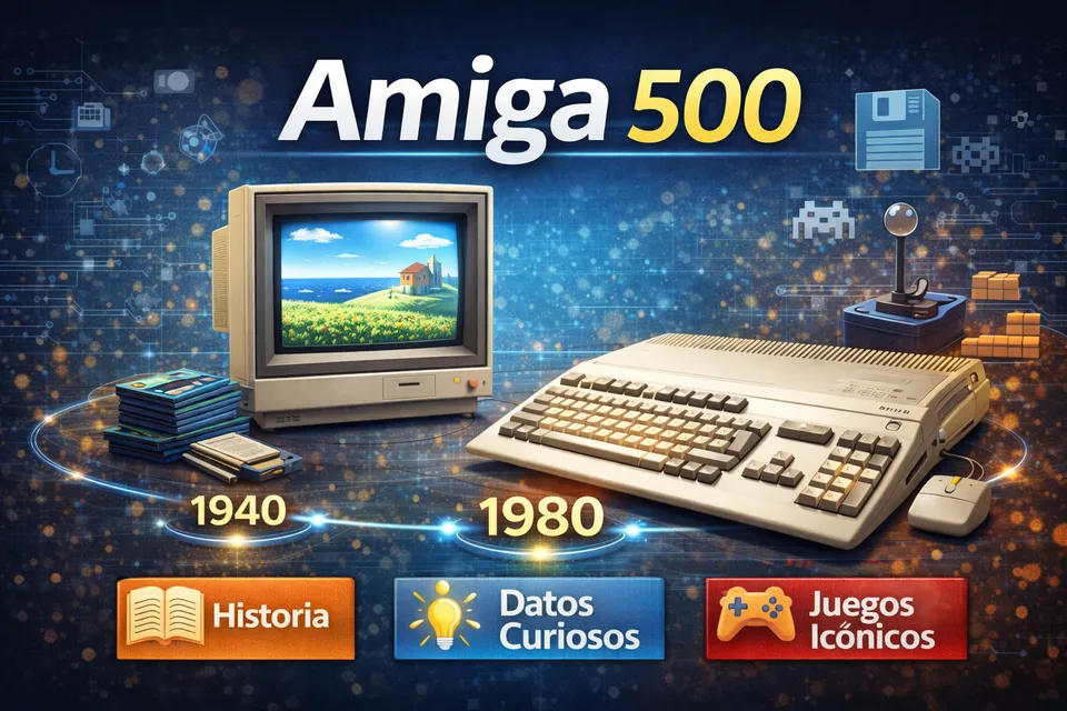 Commodore Amiga 500: el ordenador que dominó Europa