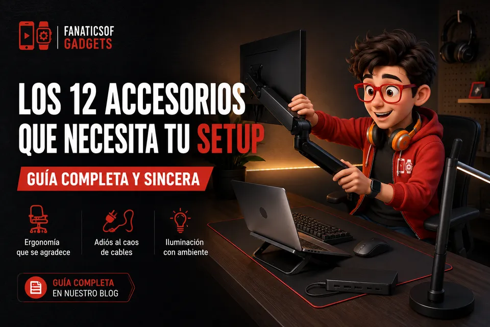 Los 12 accesorios que necesita tu set up informático